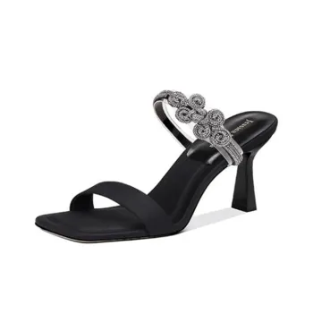 JESSICA SOPHIA Slide Slippers Women's Black
