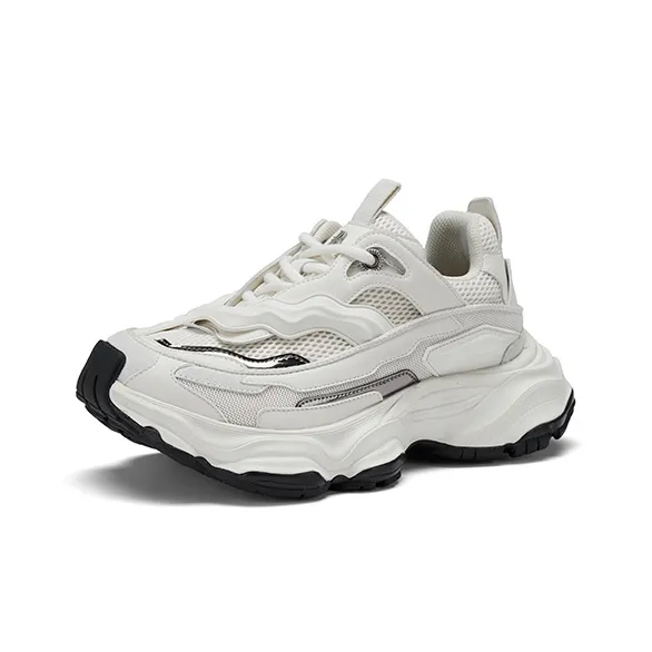 ZSBELLA Cushioning Height Increasing Low-Top Chunky Sneakers Men's-6