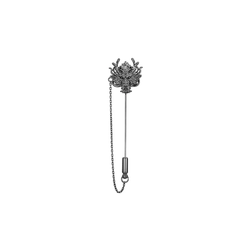 MYSH 925 Sterling Silver Brooches Men's-1