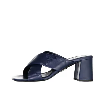 PRADA Slide Slippers Women's Blue