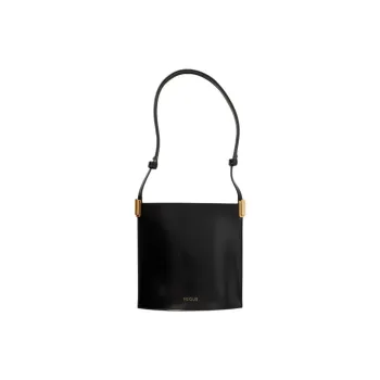 NEOUS Leather Shoulder Bag Medium Size Women's Black