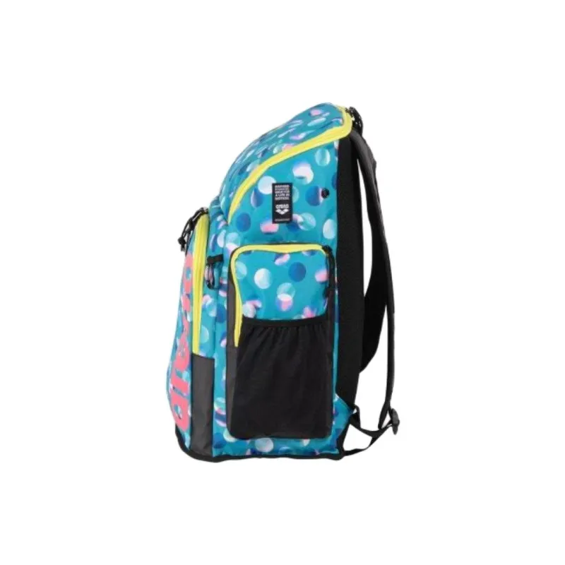 Arena Polyester Backpack Unisex Colorful Paper Shreds-3