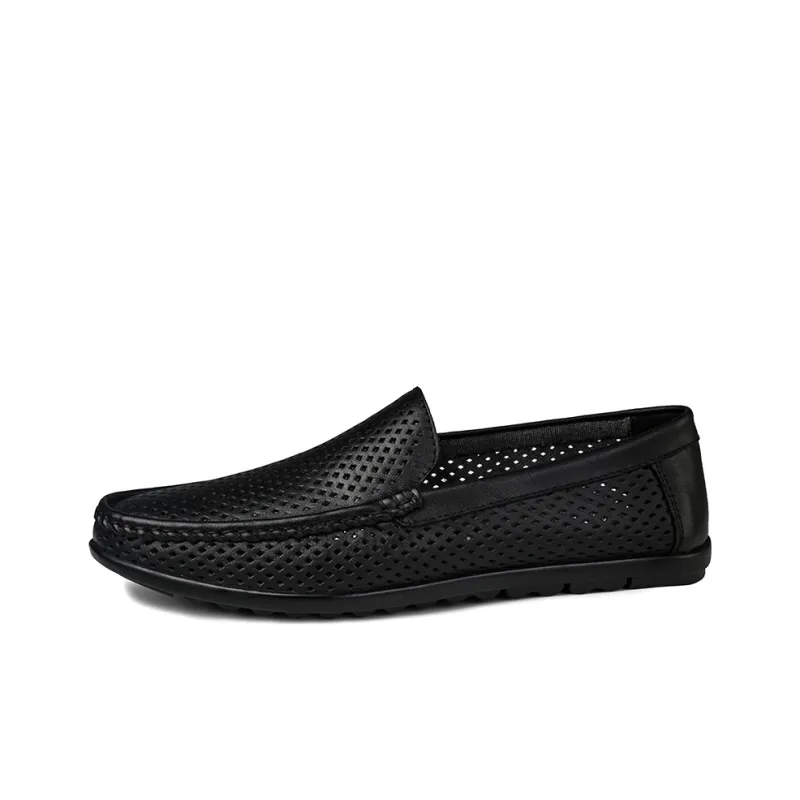 Abango Gommino Loafers Unisex Black/Brown-1