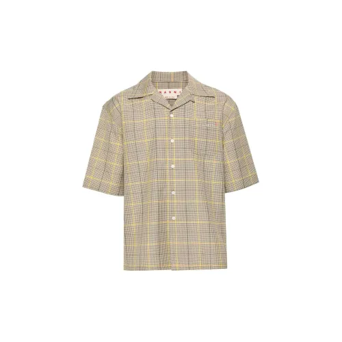 MARNI Shirts Men Lemon Yellow