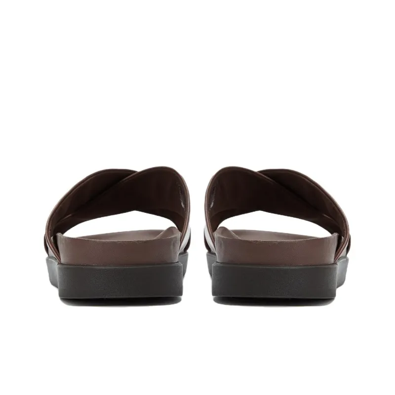 Clarks Slide Slippers Men's Brown-4