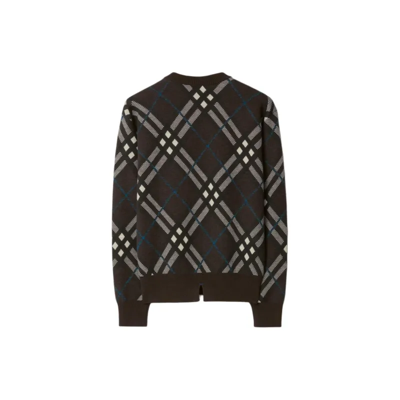 Burberry Plaid Check Crewneck Sweatshirt-1