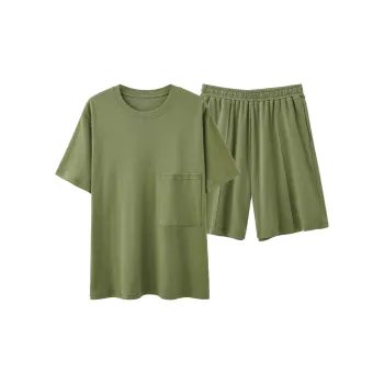 MIIOW Pajama Set Men's Dark Green