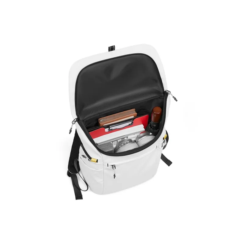 FAIRWHALE Membrana Dermalis Backpack Laptop Bag Men's White/Black-4