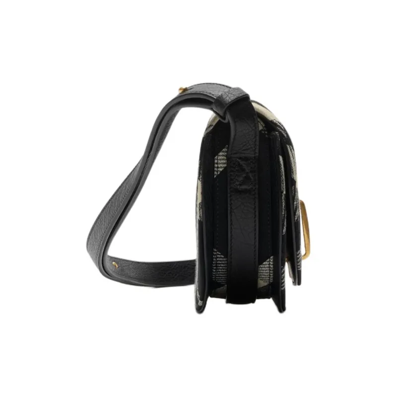 Burberry Polyester Handbag, Shoulder Bag Women's Black-1