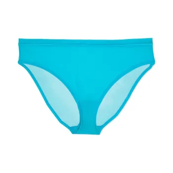Victoria's Secret CURVY COUTURE Sheer Mesh High LegBrief Panty / DDB Underpants Women's 1 Pack Blue