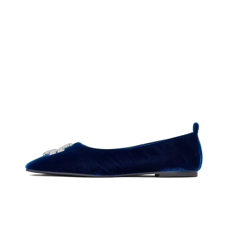 TORY BURCH Eleanor Pave Ballet Pumps-0