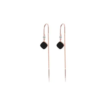VANA 925 Sterling Silver Drop Earrings Women's
