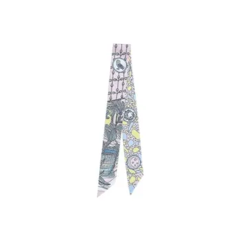 HERMES Silk Silk Scarves Women's Pink