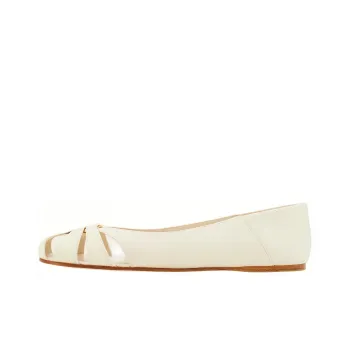 FERRAGAMO Gancini Ornament Flat Ballerina Shoes