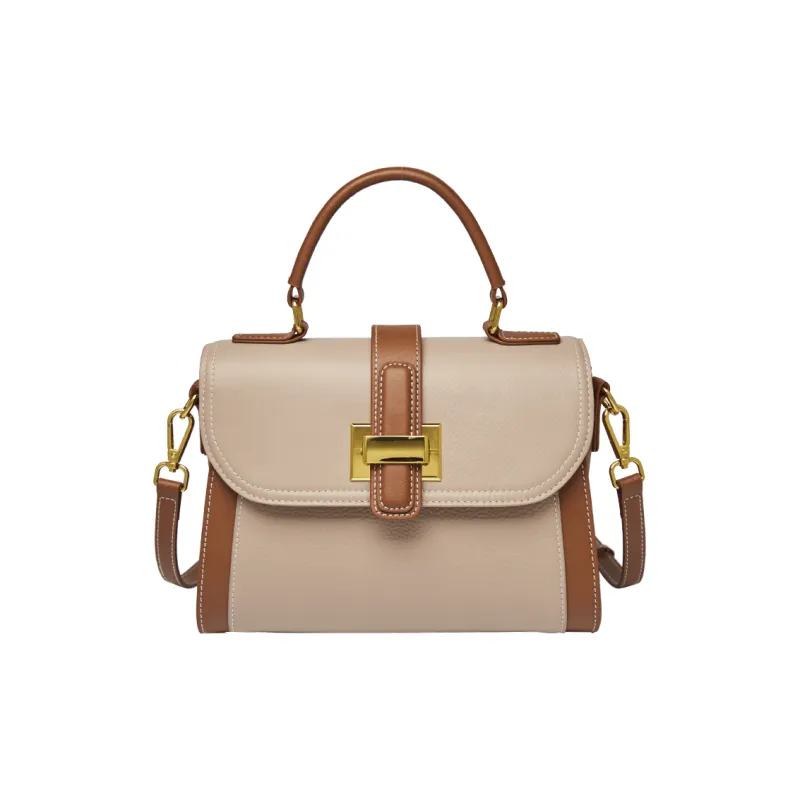 Marino Orlandi Cow Leather Genuine Leather Shoulder Bag Handbag Women's Brown-1