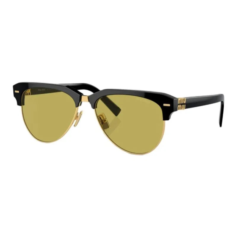 MIU MIU Logo lettering Navigator frame Sunglasses-1