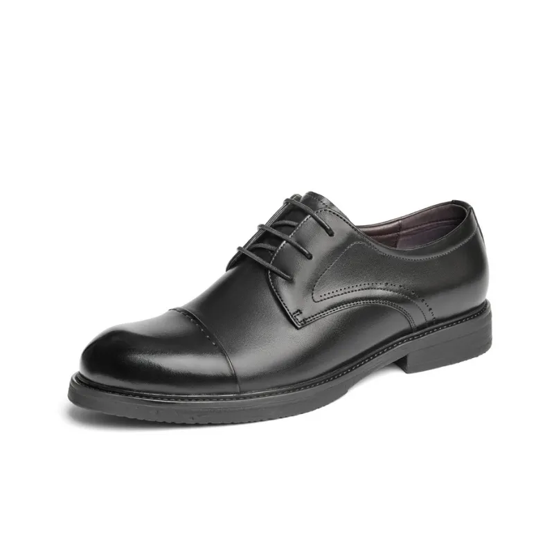 BELLE Dress Shoes Men Low-Top Black-1