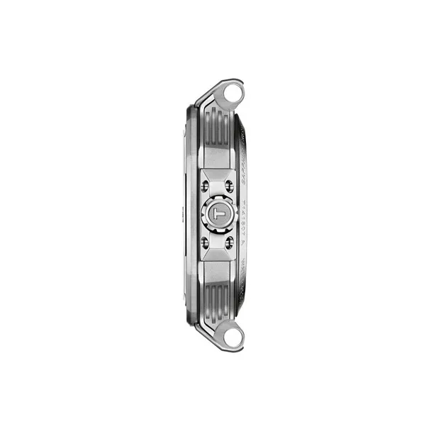 TISSOT Automatic Mechanical Movement Men's Watches Watch 41mm Black Dial Steel Case Silicone Strap-2