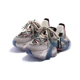 Kiton canvas lace-up sneakers Blu