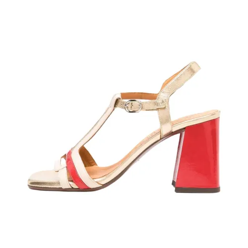 CHIE MIHARA Strap Sandals 7cm Women's Gold