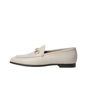 GUCCI Jordaan Loafers Women's Beige