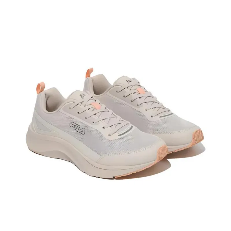FILA Cushioning Wear Resistant Low Top Running Shoes Unisex Beige-2