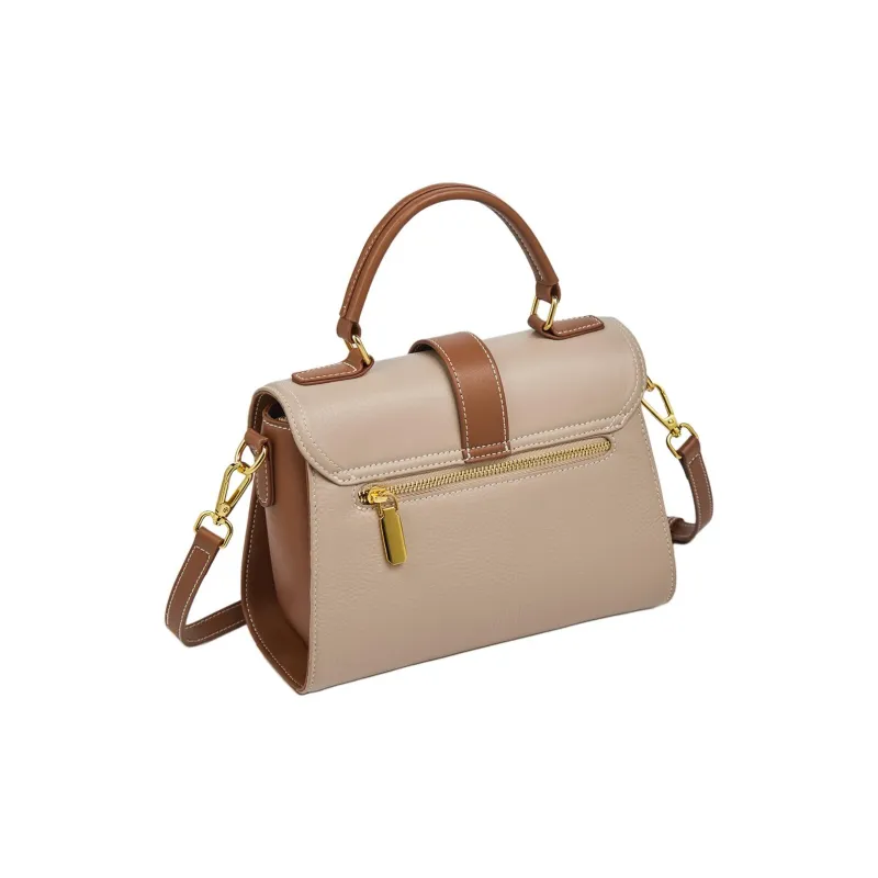Marino Orlandi Cow Leather Genuine Leather Shoulder Bag Handbag Women's Brown-2