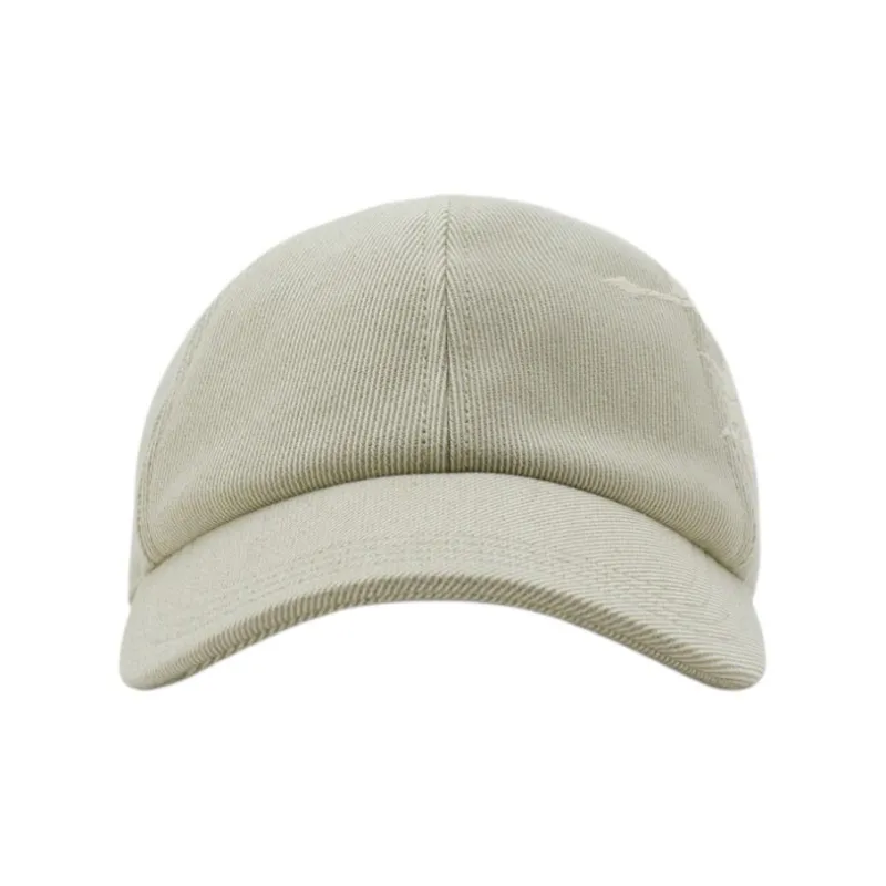 Burberry Cotton Baseball Caps Unisex Gray Green-2