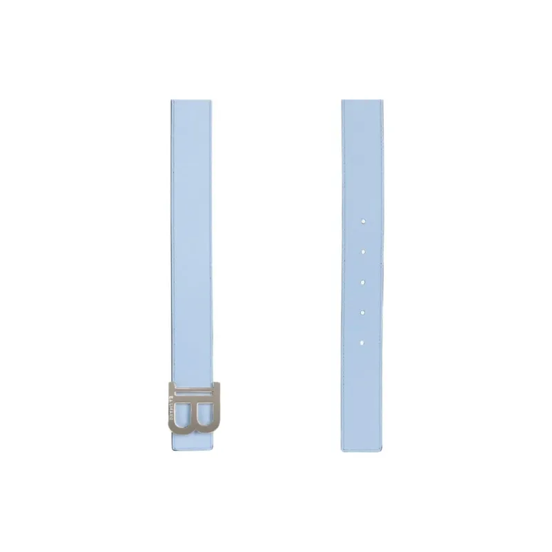 BALMAIN Two tone Reversible Leather Belt-3