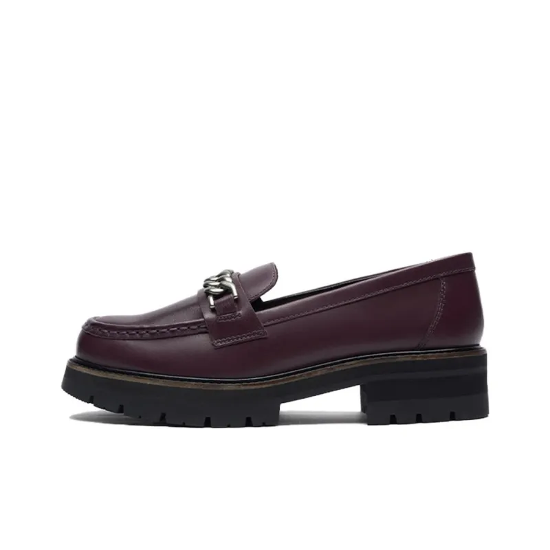 Clarks Loafers Women's Burgundy-0
