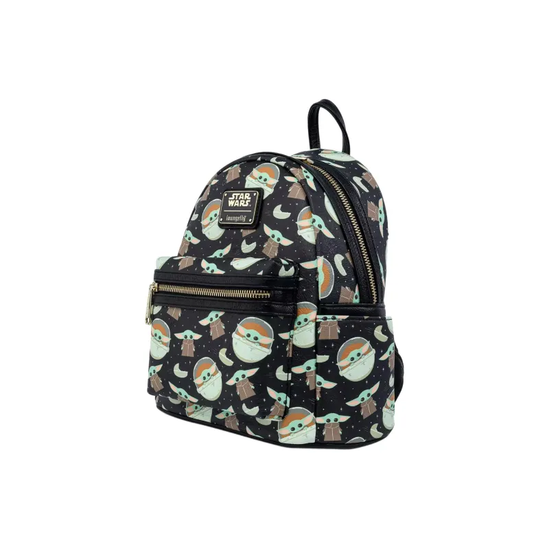 Disney Synthetic Material Backpack Mini Unisex Black-1
