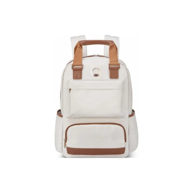 DELSEY Polyester Backpack Large Size Unisex White-0