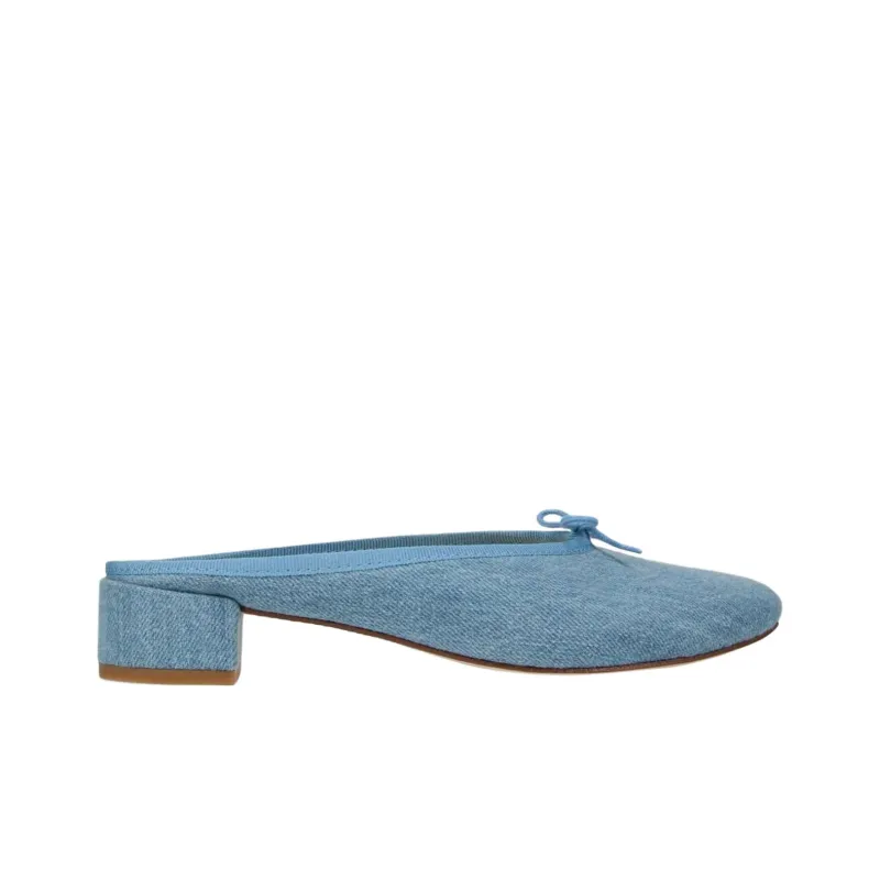 Repetto Camille Closed Toe Slippers 3cm Women's Blue-1