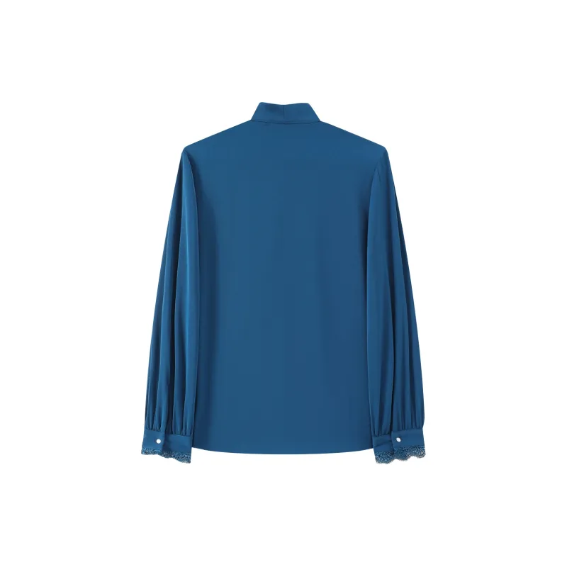 Romon Shirts Women's Blue-1