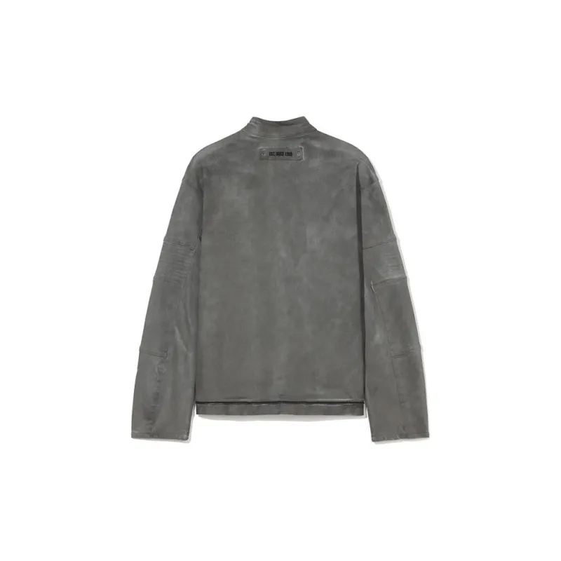 Izzue Band collar Cotton Jacket-6