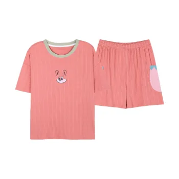 The Story Of The Flower Season Pajama Set Women's Peach