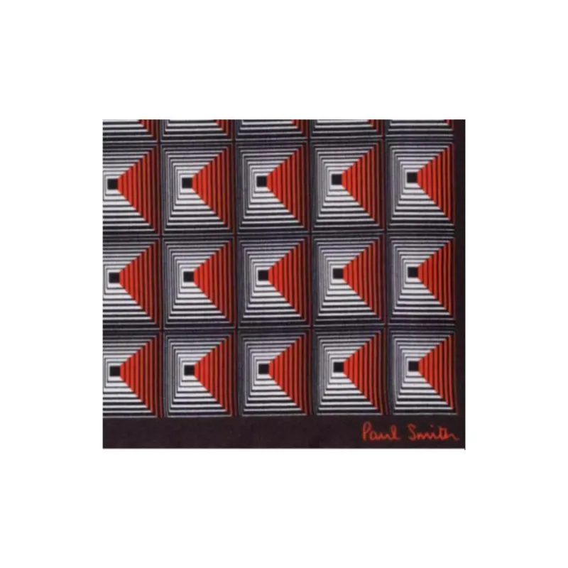 Paul Smith Silk Pocket Square Scarf Men's Chocolate-1