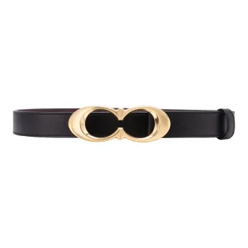COACH Cow Leather Leather Belts Women's Width  2.5cm