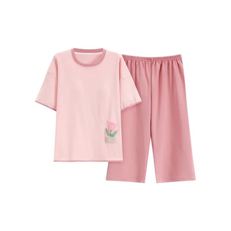 GOSO Pajama Set Women's Pink Shades-0