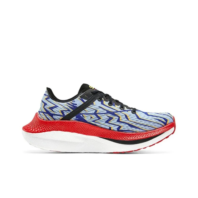 Skechers GO RUN Durable Breathable Low Top Casual Running Shoes Men's Blue Red-1