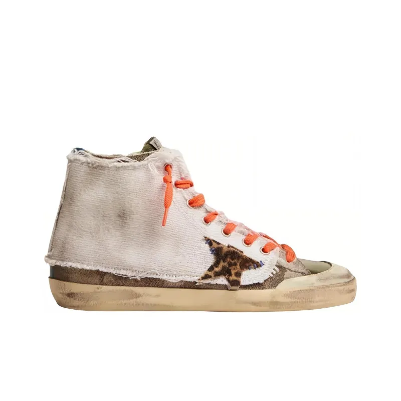 Golden Goose Francy Stylish Skateboarding Shoes Men's Camouflage-1