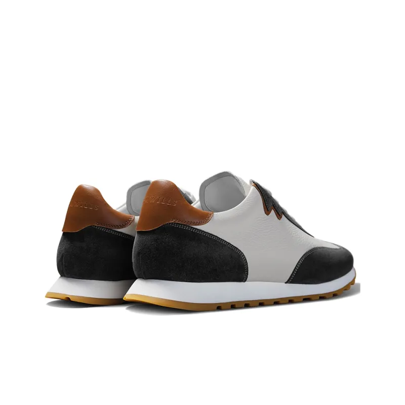 THOM WILLS Vintage Versatile Cortez Shoes Low Top Casual Shoes Men's Dark Gray-3