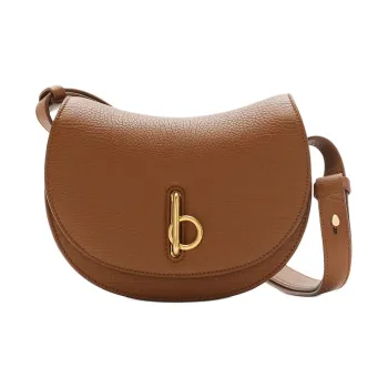 Burberry Rocking Horse Grained Calfskin Crossbody Bag Shoulder Bag Mini Women's Hazelnut Brown