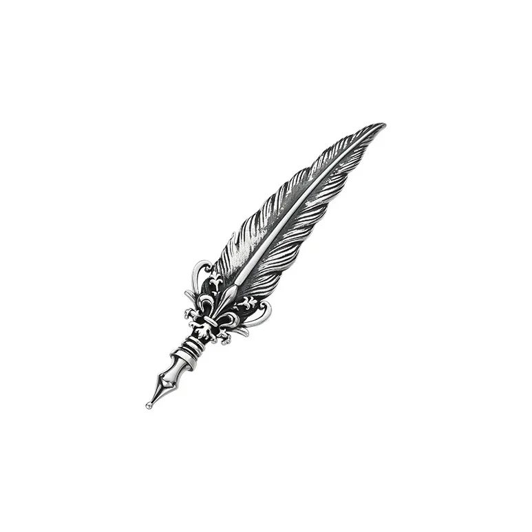 MYSH S925 Silver Brooches Men's-0