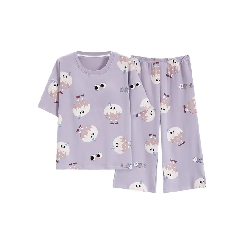 GOSO Pajama Set Women's Purple Shades-0