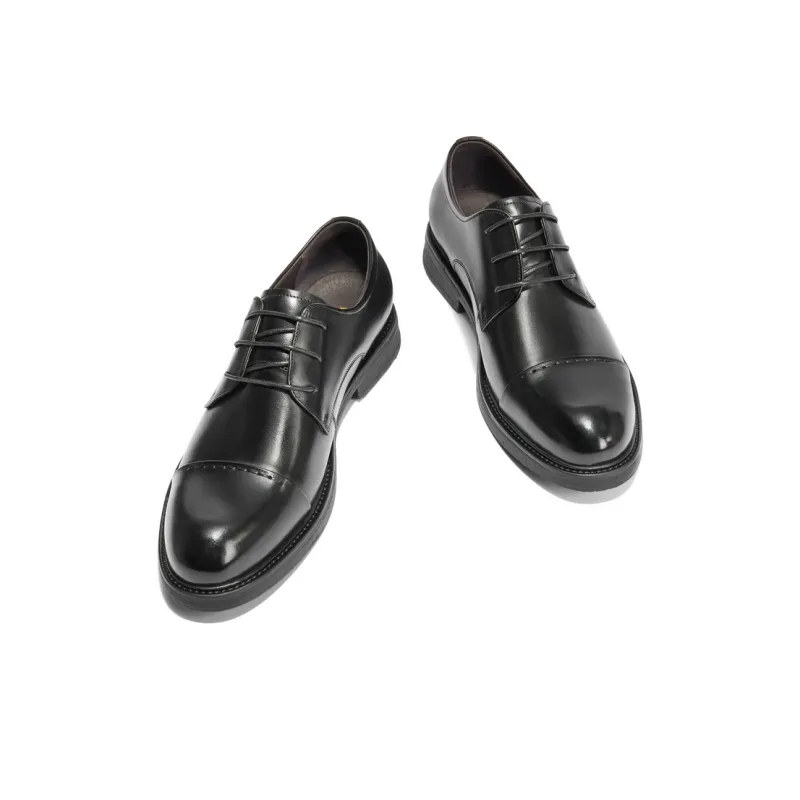 BELLE Dress Shoes Men Low-Top Black-3