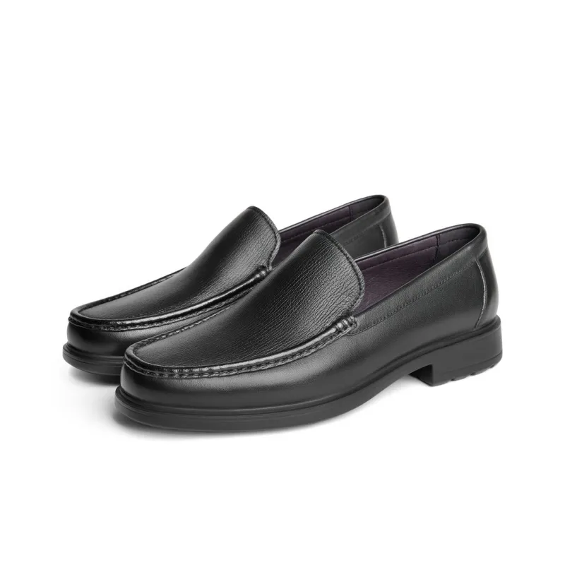 BELLE Men's Casual Shoes Men Low-Top Black-2
