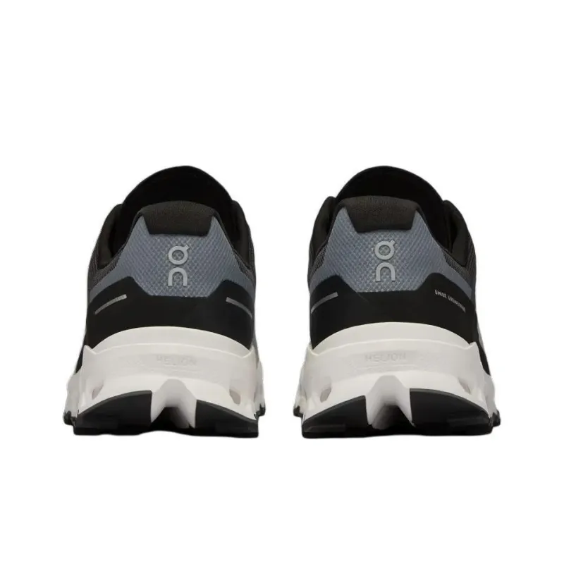 On Running Cloudvista Black White Women's-4
