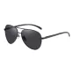 Black Frame with Polarized Black Gray Lens