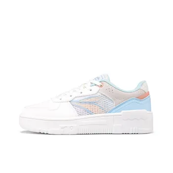 361° Life Collection Lightweight And Breathable Low Top Skateboard Shoes Women's White Blue